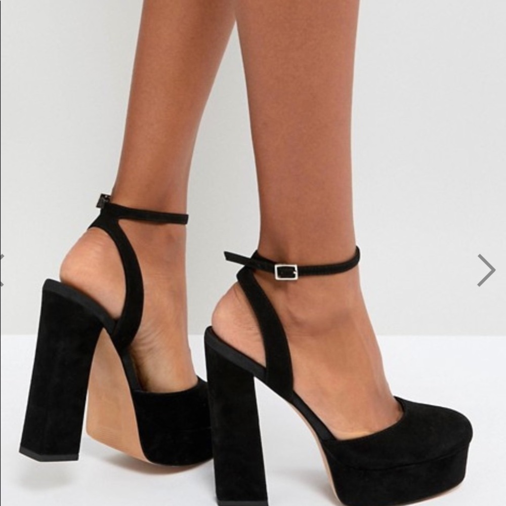 ASOS black 6 inch heels, never worn